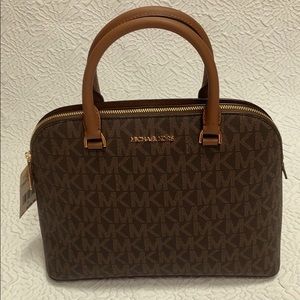 NWT Michael Kors Cindy Dome Satchel